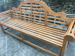 Handyman restore wood garden furniture